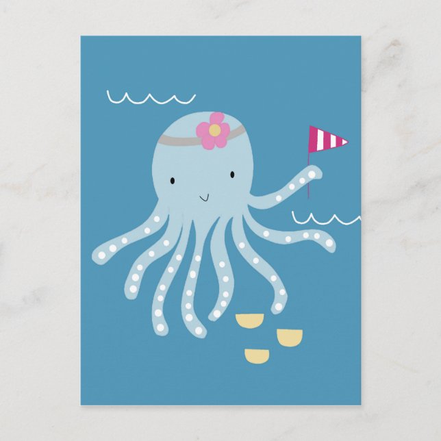 Octopus Postcard (Front)