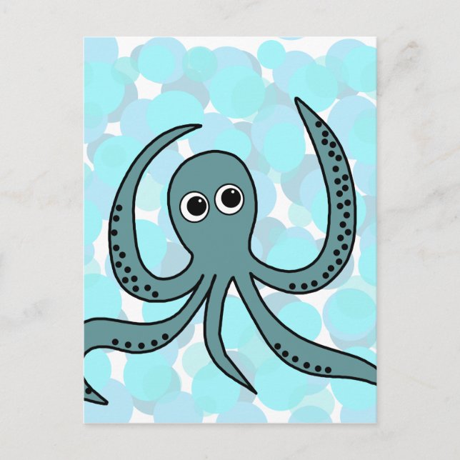 Octopus Postcard (Front)