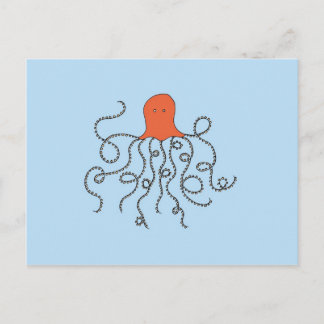 Octopus Postcard