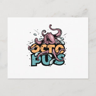 Octopus Postcard