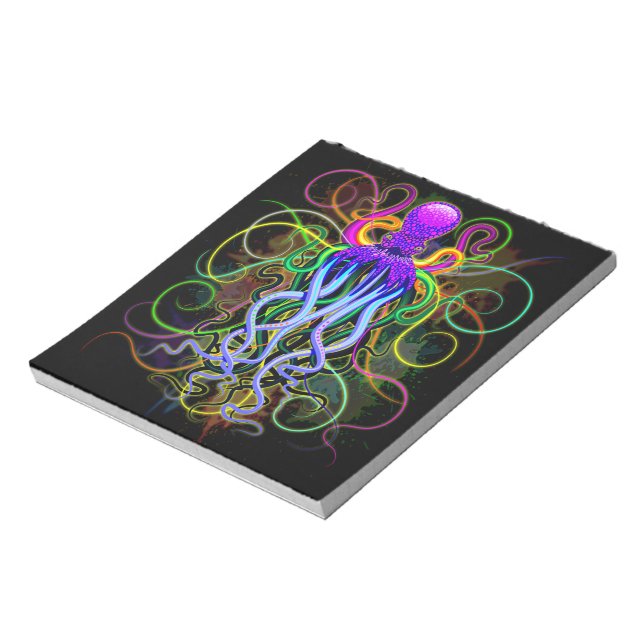 Octopus Psychedelic Luminescence Notepad (Rotated)