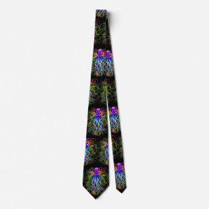 Octopus Psychedelic Luminescence Tie