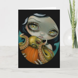 "Octopus Pumpkin" Greeting Card