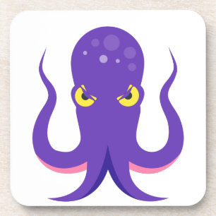 Octopus Purple Squid Coaster