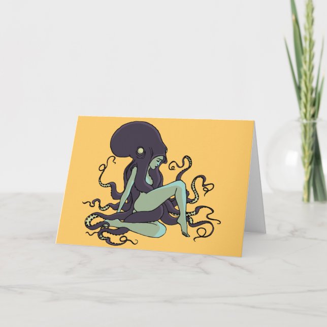 Octopus Queen Card (Front)