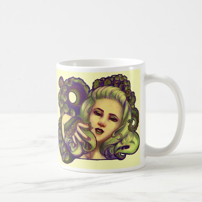 Octopus Queen Coffee Mug (Right)