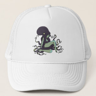 Octopus Queen Trucker Hat