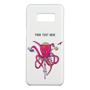 Octopus riding a bicycle Case-Mate samsung galaxy s8 case