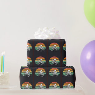 Octopus Riding a Bike Wrapping Paper