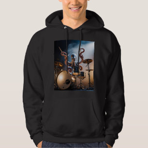 Octopus Rock Drummer Concert Hoodie