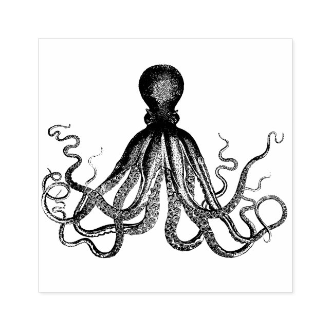 Octopus Rubber Stamp (Imprint)