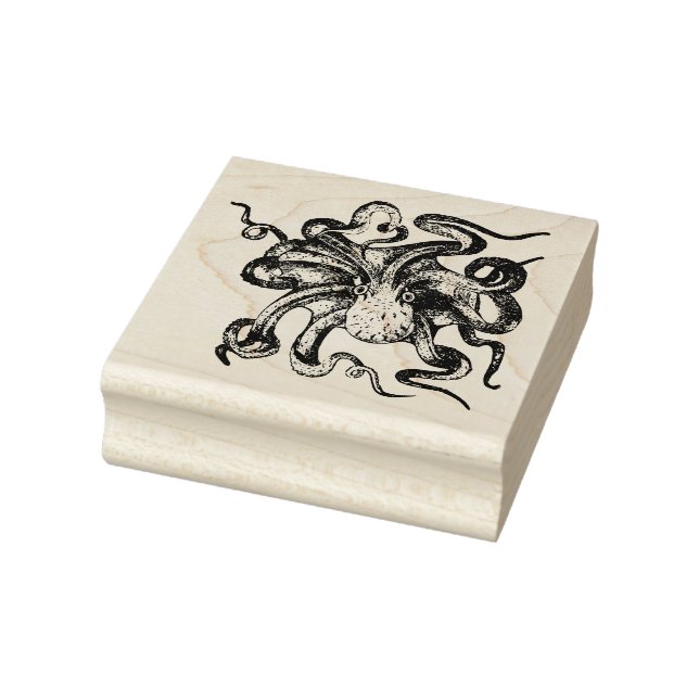 Octopus  rubber stamp (Stamp)