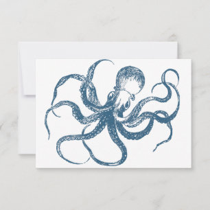 Octopus Save the Date card
