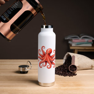 Octopus Sea Life Ocean Animal Design Water Bottle