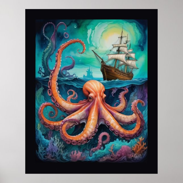 Octopus Ship 2 Poster (Front)