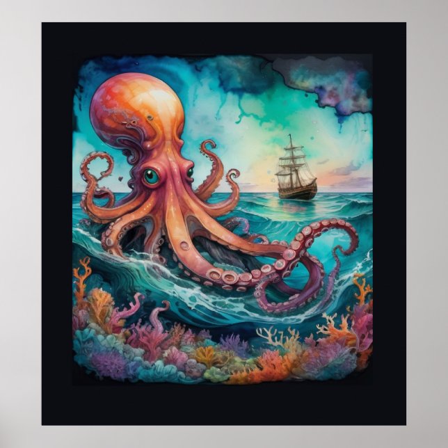 Octopus Ship Poster (Front)