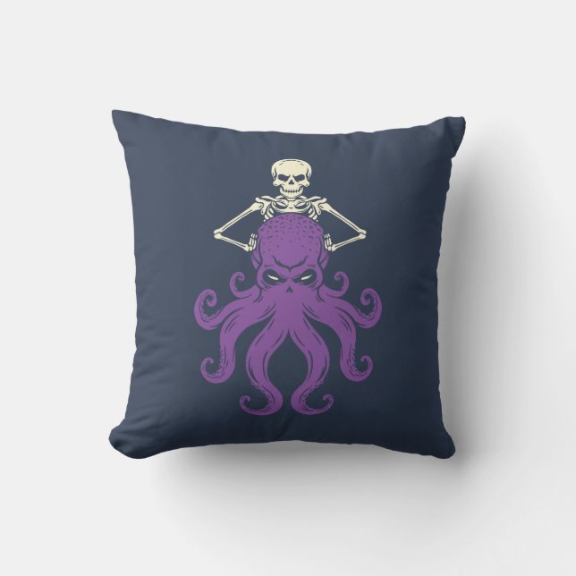 Octopus Skeleton Cushion (Front)