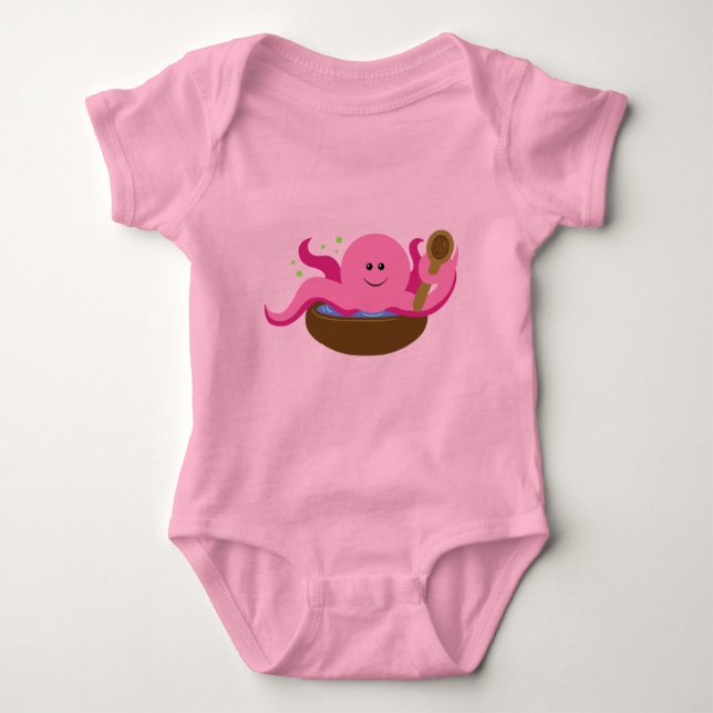 Octopus Soup Baby Bodysuit (Front)