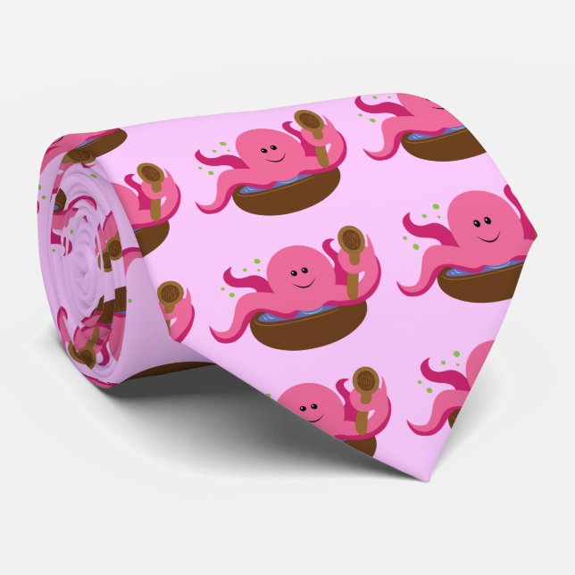 Octopus Soup Tie (Rolled)