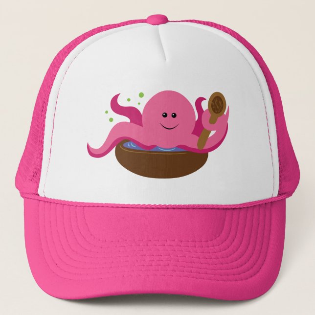 Octopus Soup Trucker Hat (Front)