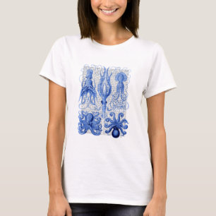 Octopus & Squid Blue T-Shirt