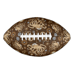 Octopus Steampunk Retro Mechanical Fantasy Football
