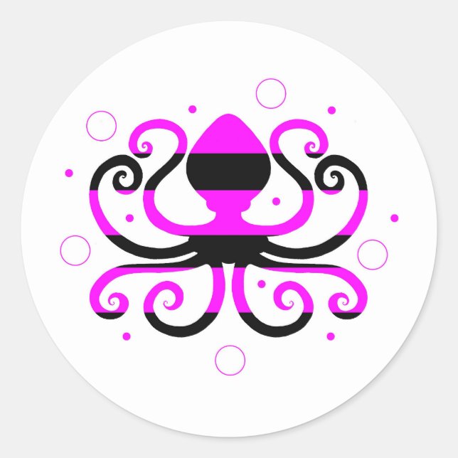 Octopus Sticker Set (Front)