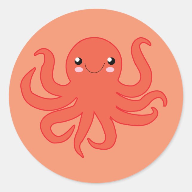Octopus Stickers (Front)
