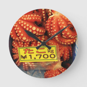 Octopus Tako たこ Tsukiji Fish Market, Tokyo, Ja Round Clock