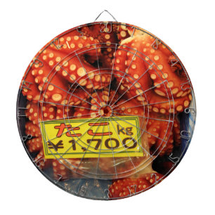 Octopus Tako たこ Tsukiji Fish Market, Tokyo, Japan Dartboard