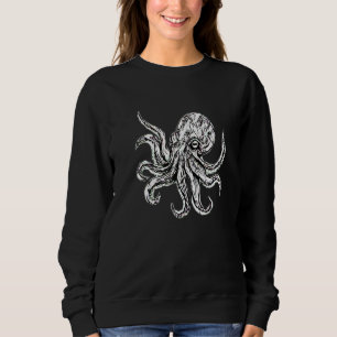 Octopus Tentacle Squid Ocean Animals Octopuses  3 Sweatshirt
