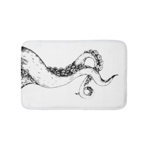 octopus tentacles bath mat