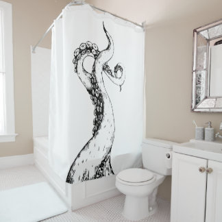 octopus tentacles shower curtain