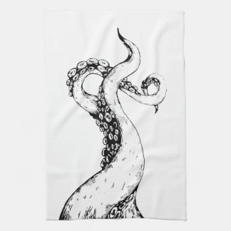 octopus tentacles tea towel