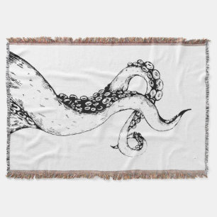 octopus tentacles throw blanket