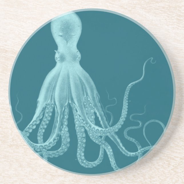 Octopus Tentacles Triptych Coaster (Front)