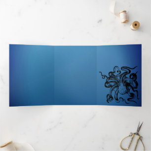 Octopus  Tri-Fold invitation