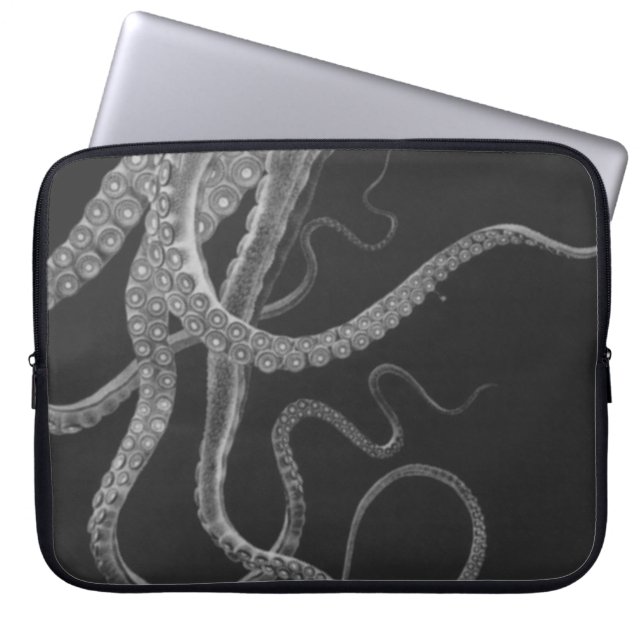 Octopus Tritpych Tentacles Laptop Sleeve (Front)