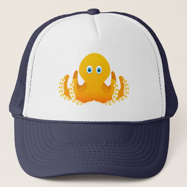 Octopus Trucker Hat (Front)