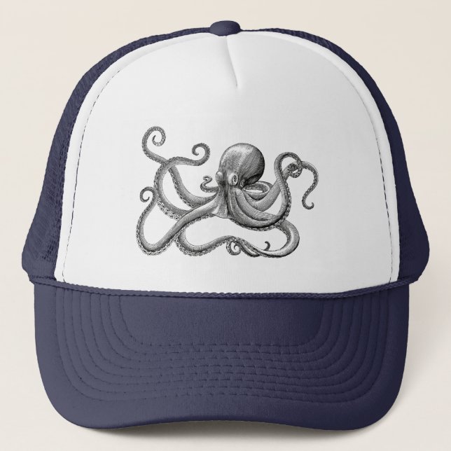 Octopus Trucker Hat (Front)