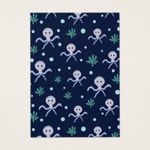 Octopus under the sea kids pattern
