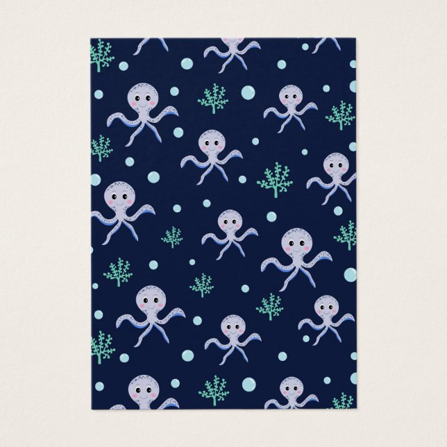Octopus under the sea kids pattern (Front)