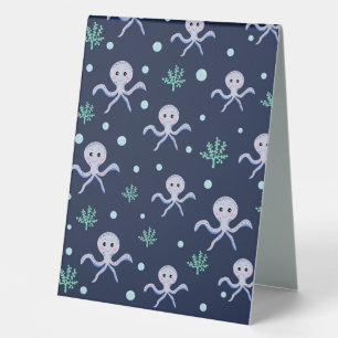 Octopus under the sea kids pattern