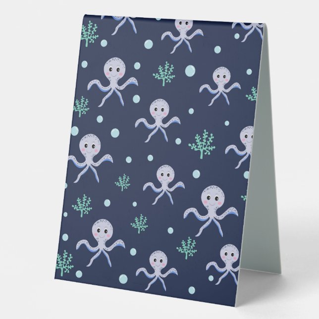 Octopus under the sea kids pattern (Front)
