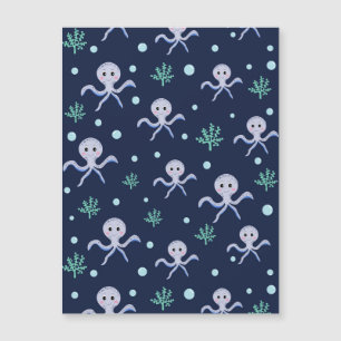 Octopus under the sea kids pattern