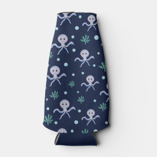 Octopus under the sea kids pattern bottle cooler
