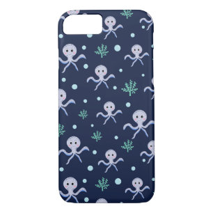 Octopus under the sea kids pattern iPhone 8/7 case