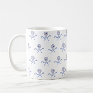 Octopus under the sea kids pattern coffee mug