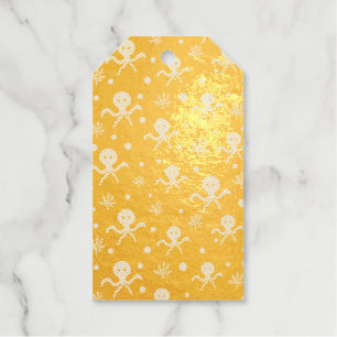 Octopus under the sea kids pattern gift tags
