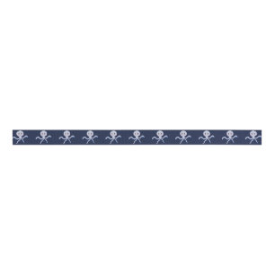 Octopus under the sea kids pattern grosgrain ribbon